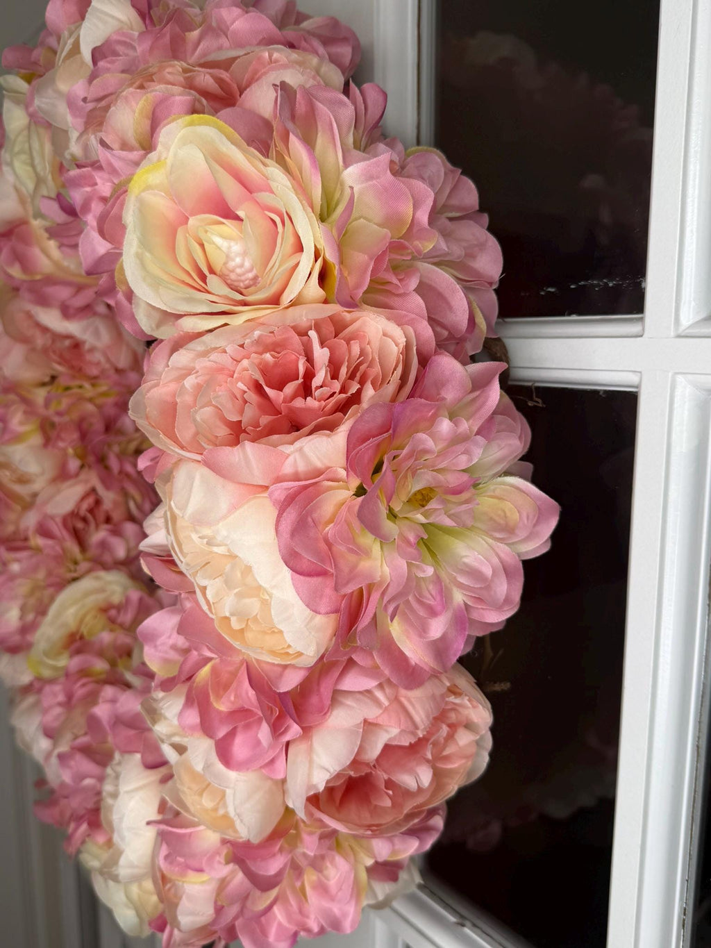 Blush Peony and Rose Luxury Wreath Signature Collection