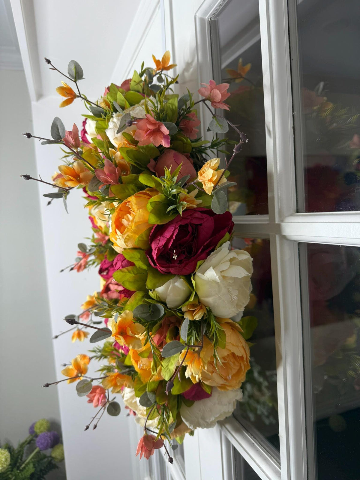 Autumn Harvest Peony Wreath Luxe Seasonal Collection