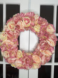 Blush Peony and Rose Luxury Wreath Signature Collection