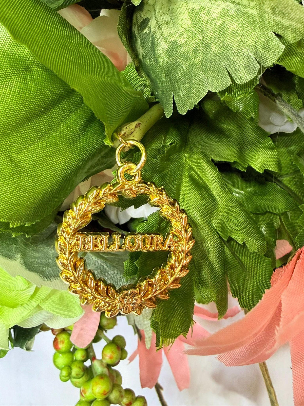 Pink Daisy Wreath, Green Hydrangea Front Door , Spring Summer Floral , Cottage Garden, Wildflower Decor