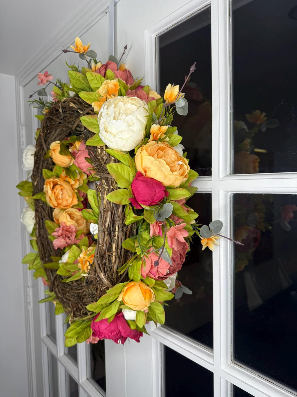 Autumn Harvest Peony Wreath Luxe Seasonal Collection