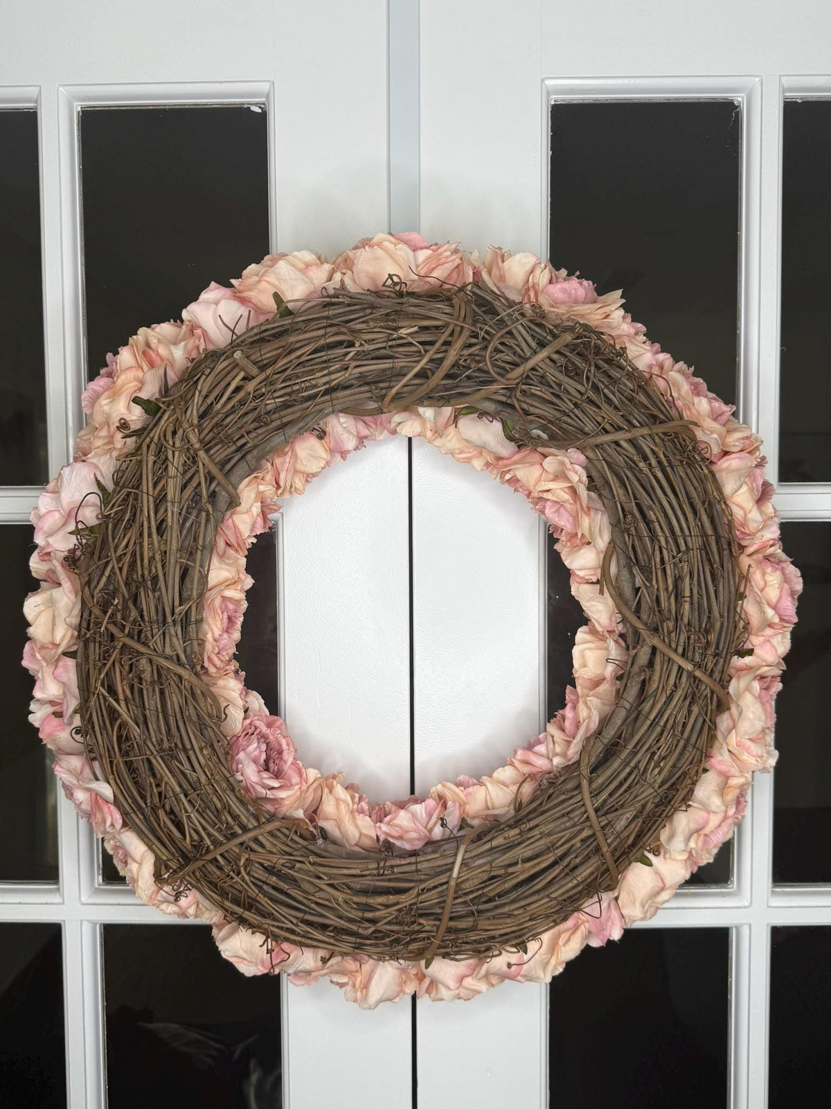 Dusty Rose Garden Wreath  Belloura Heirloom Collection