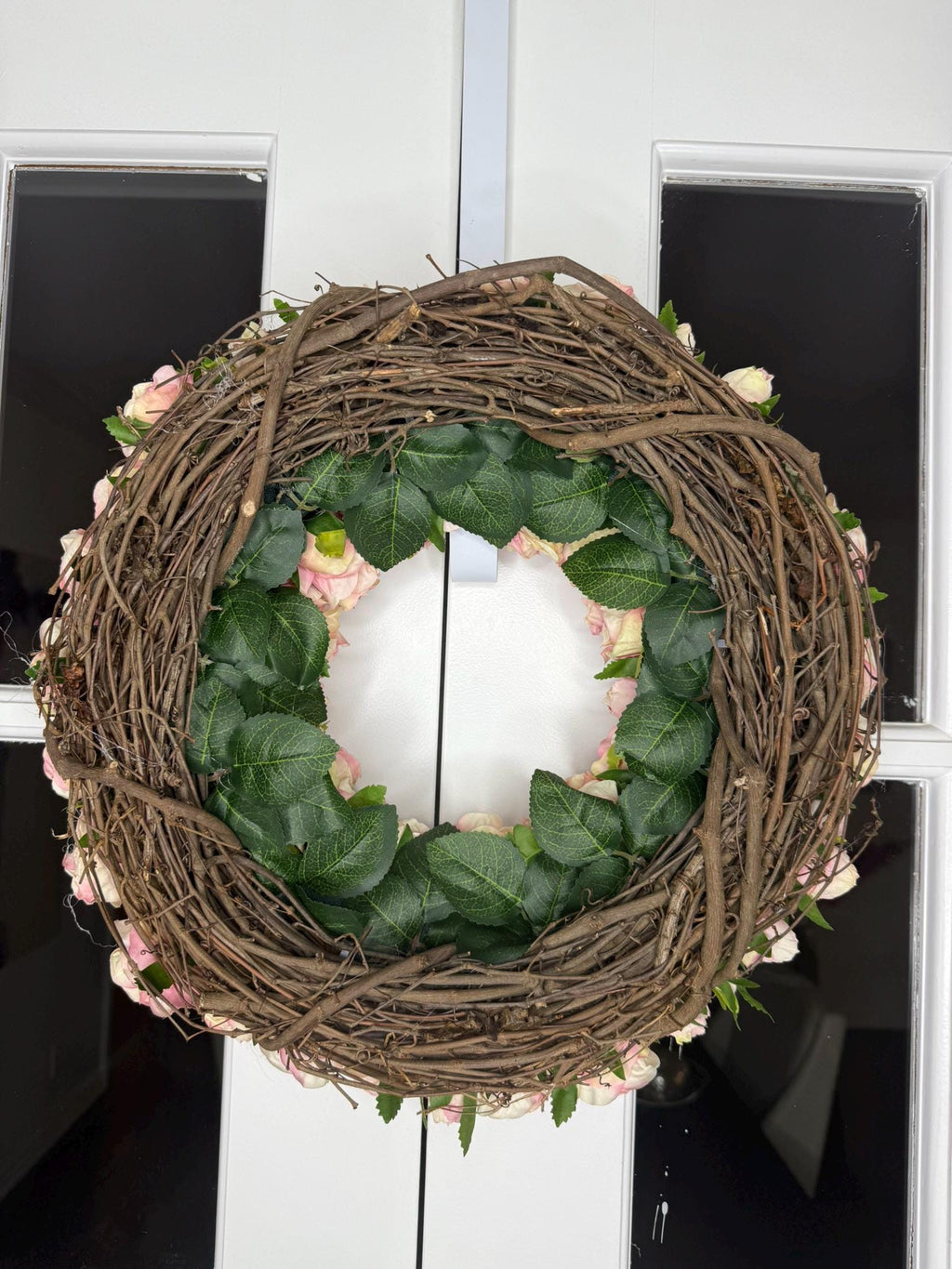 Luxe Blush Rose Wreath Timeless Romance Collection