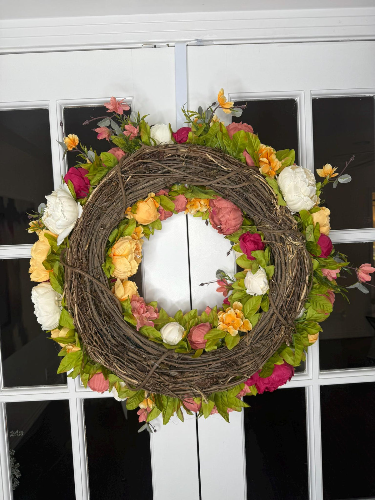 Autumn Harvest Peony Wreath Luxe Seasonal Collection