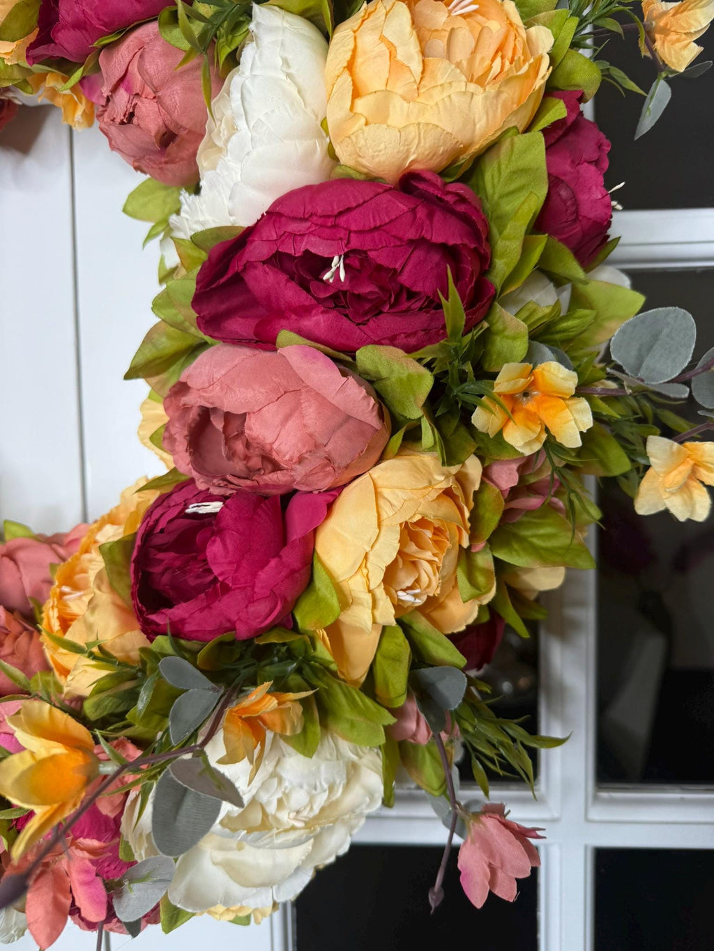 Autumn Harvest Peony Wreath Luxe Seasonal Collection