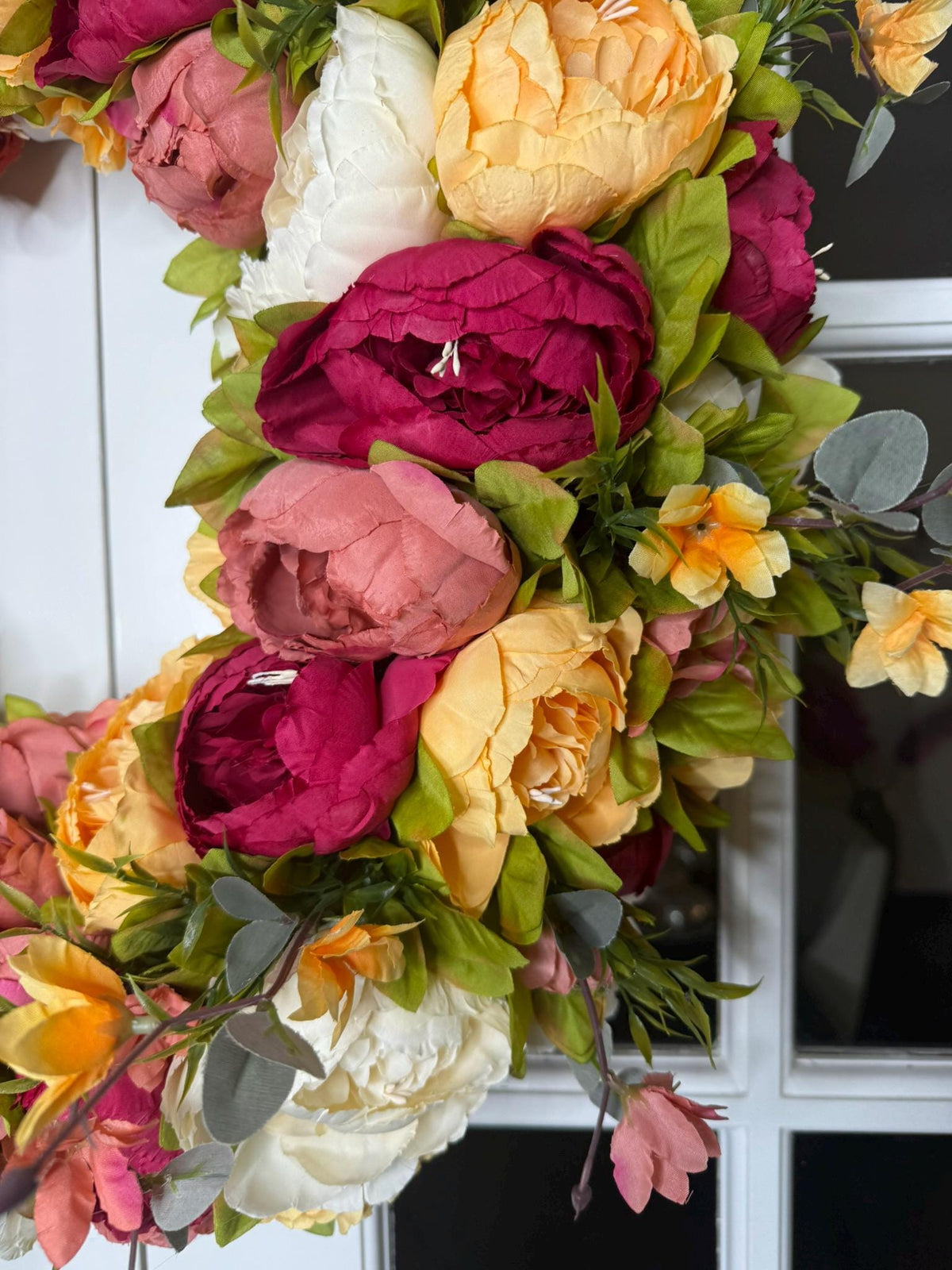 Autumn Harvest Peony Wreath Luxe Seasonal Collection