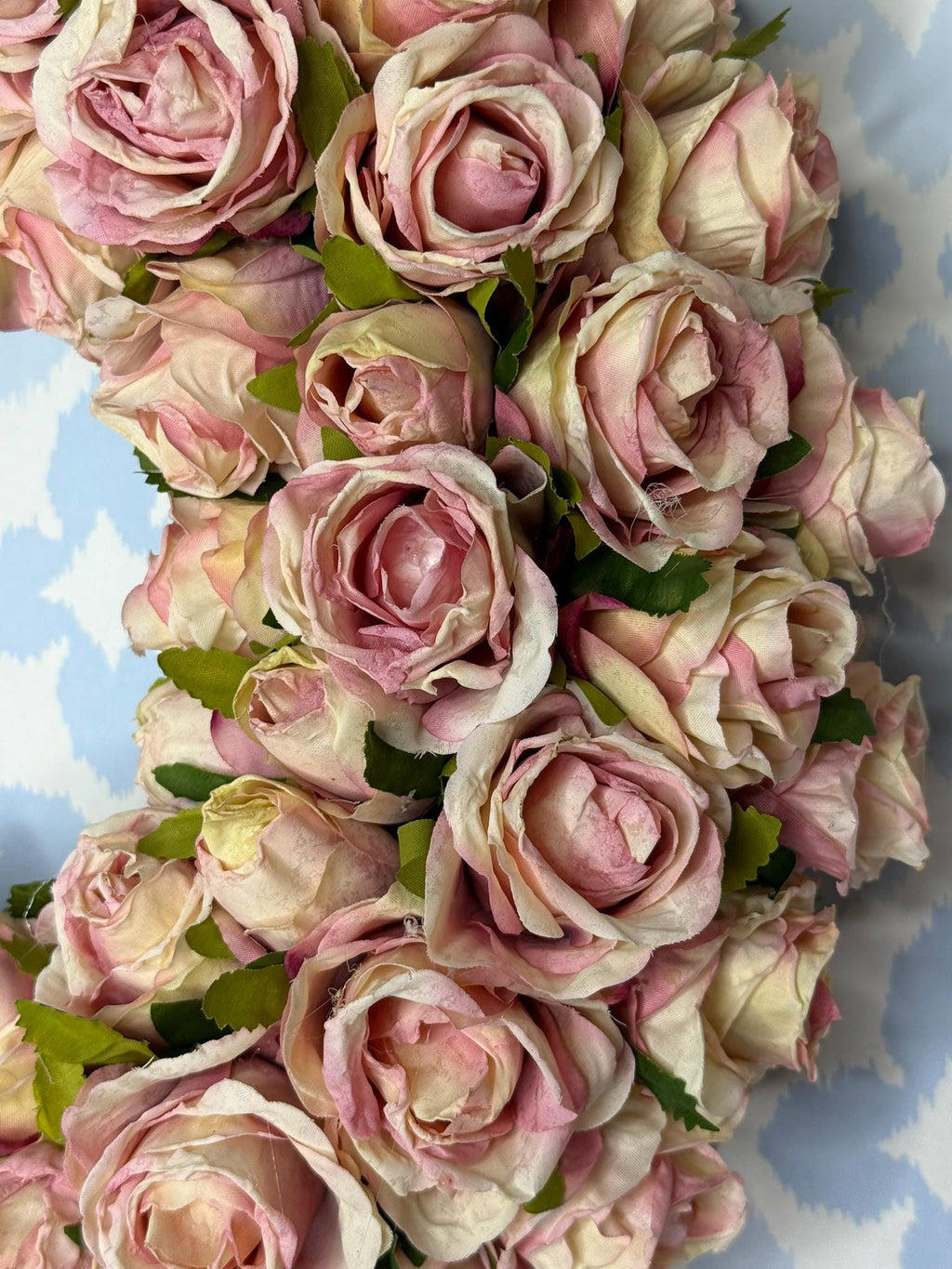 Luxe Blush Rose Wreath Timeless Romance Collection