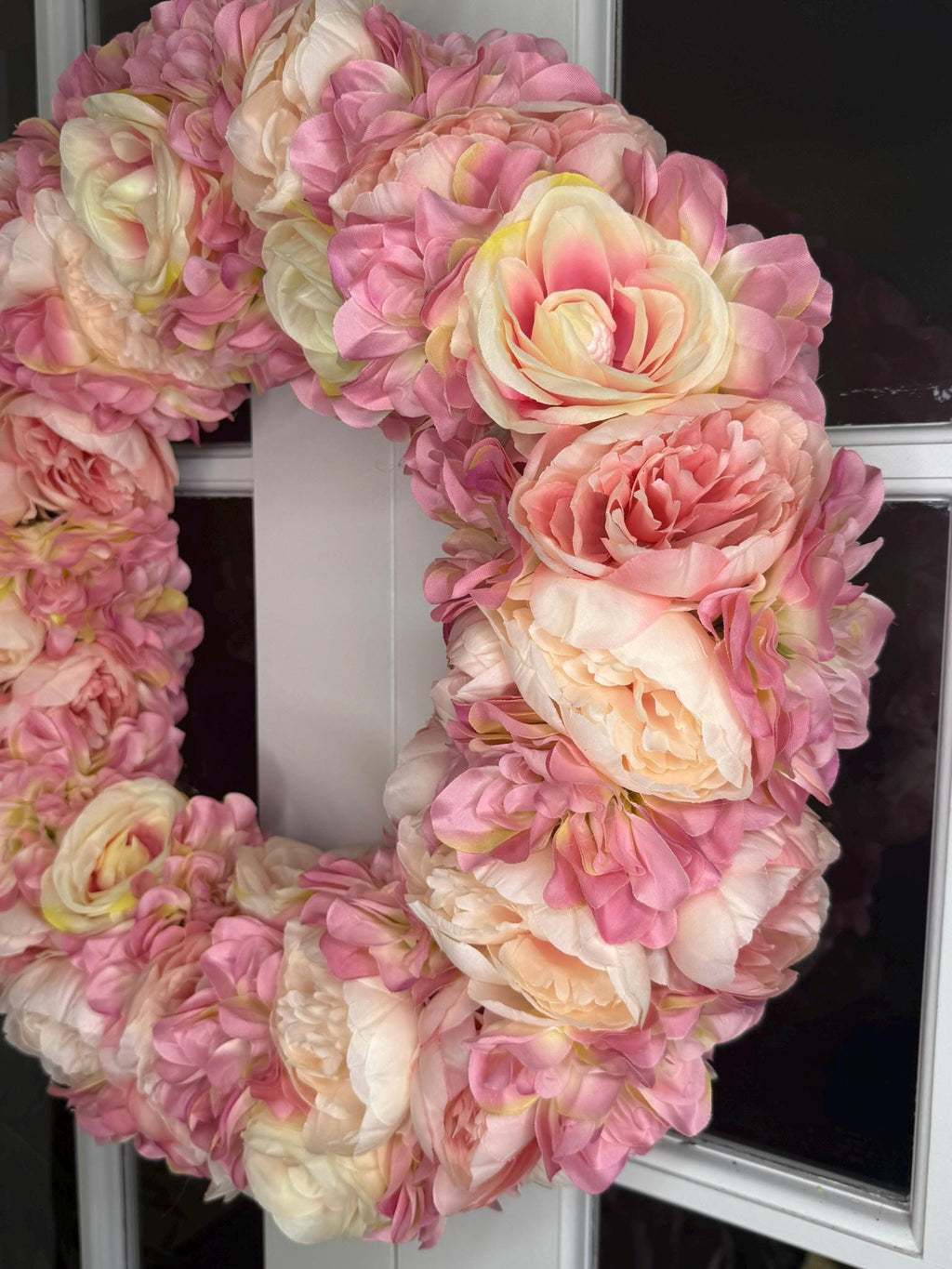 Blush Peony and Rose Luxury Wreath Signature Collection